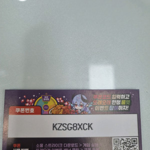또래오래 소울스트라이크 쿠폰 3000에 삽니다
