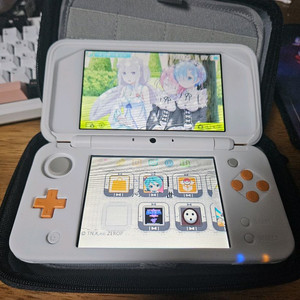 뉴 닌텐도 2ds xl 화이트오렌지 일판