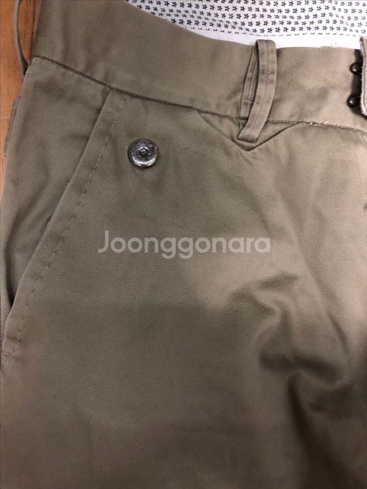 디젤 코튼 치노팬츠 슬림핏 면바지 카키 베이지 30--4