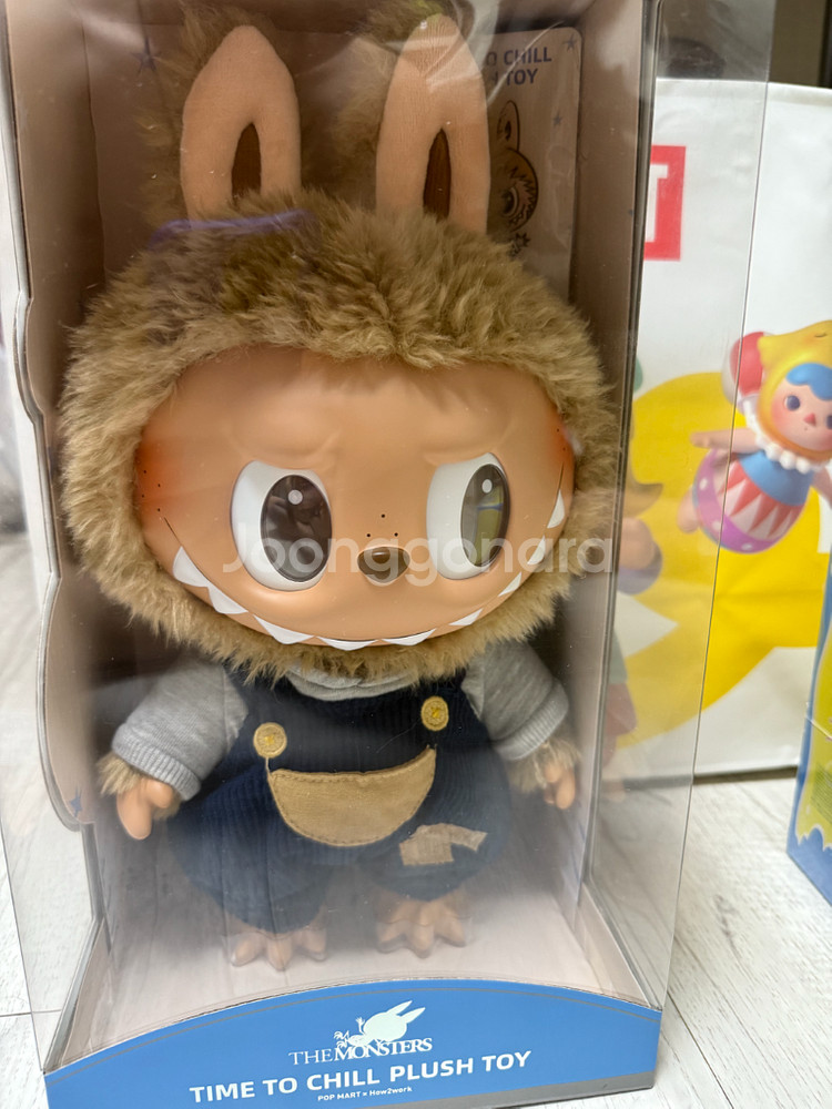 팝마트 라부부 타임 투 칠 바이닐 플러쉬 돌 팔아요--0