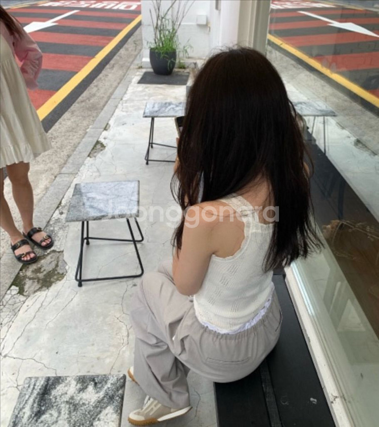 르플레인 Flower knit 팔아요--5