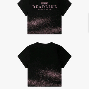 블랙핑크 콘서트 데드라인 크롭티 블랙 L 이미지
