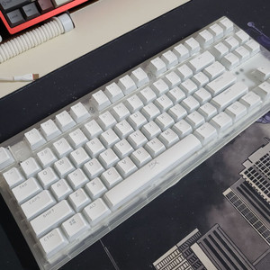 FL CMMK MK870 투명 유무선 키보드