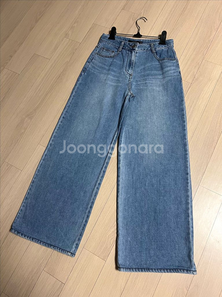 24년 질스튜어트뉴욕 와이드 데님 팬츠 청바지 봄 여름--4