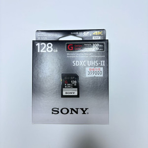 소니 G 메모리카드 SF-G128 (UHS-2 SD메모