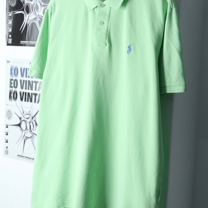 (XL-2XL) 폴로 랄프로렌 반팔 카라 티셔츠 그린