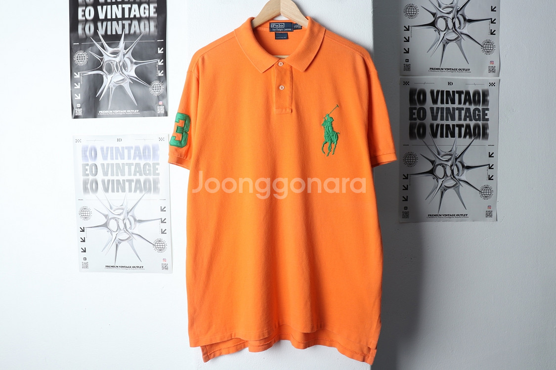 (XL-3XL) 폴로 랄프로렌 반팔 카라 티셔츠--1