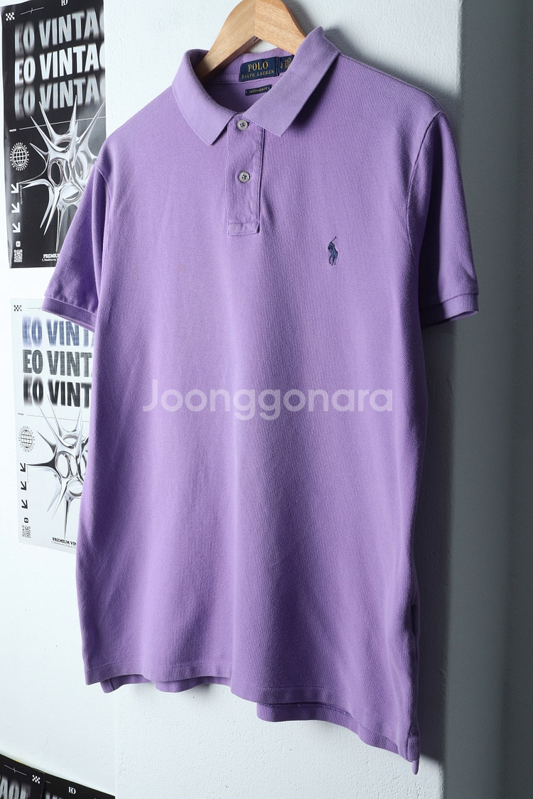 (L-XL) 폴로 랄프로렌 반팔 카라 티셔츠 부분오염--0