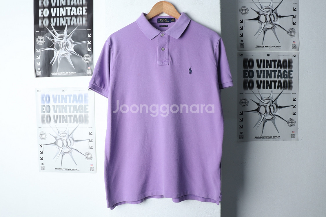 (L-XL) 폴로 랄프로렌 반팔 카라 티셔츠 부분오염--1