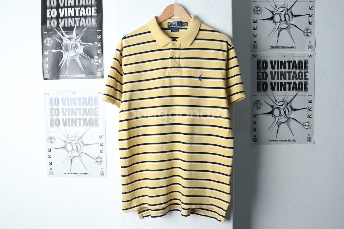 (XL-2XL) 폴로 랄프로렌 반팔 카라 티셔츠--1