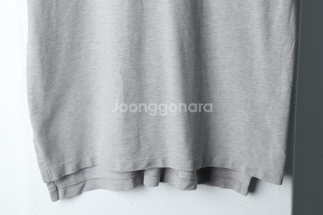(L-2XL) 폴로 랄프로렌 반팔 카라 티셔츠 그레이--3