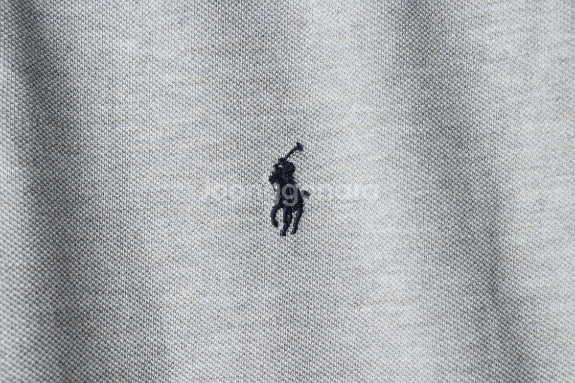 (L-2XL) 폴로 랄프로렌 반팔 카라 티셔츠 그레이--4