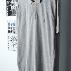 (L-2XL) 폴로 랄프로렌 반팔 카라 티셔츠 그레이