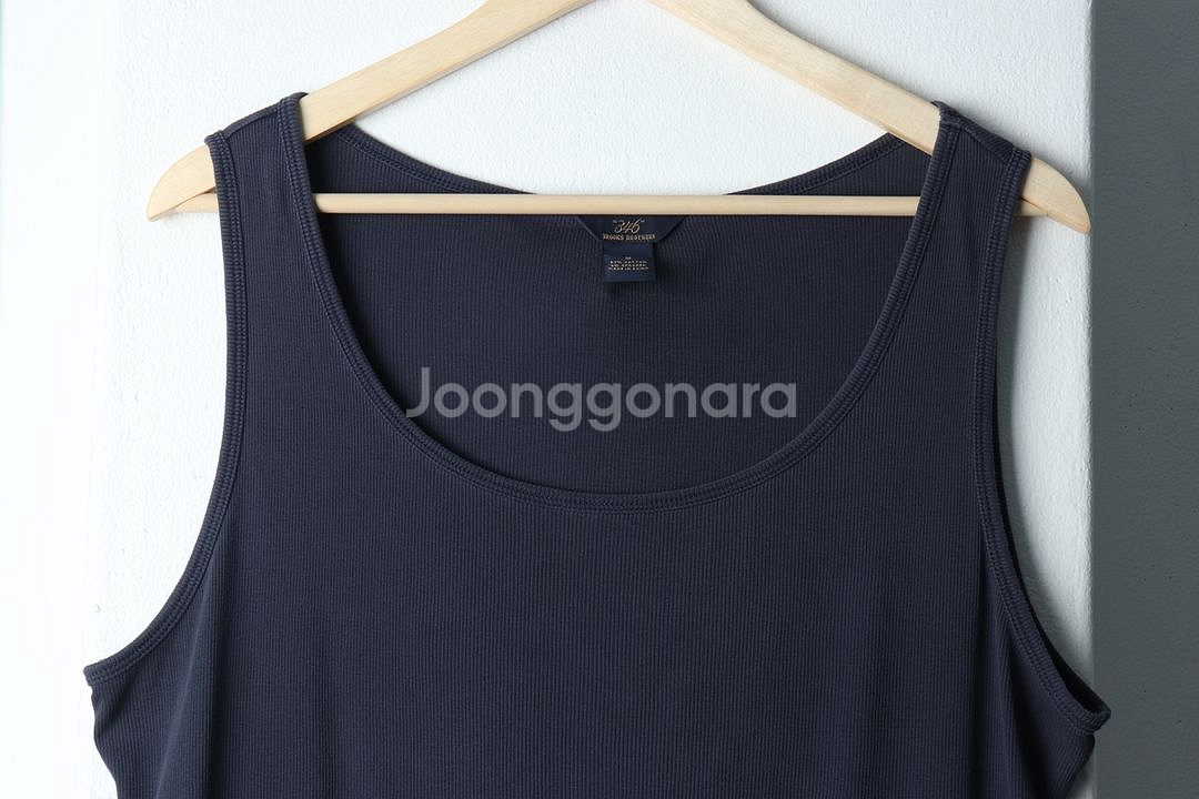 W(M) 브룩스브라더스 반팔 티셔츠 민소매 차콜--2