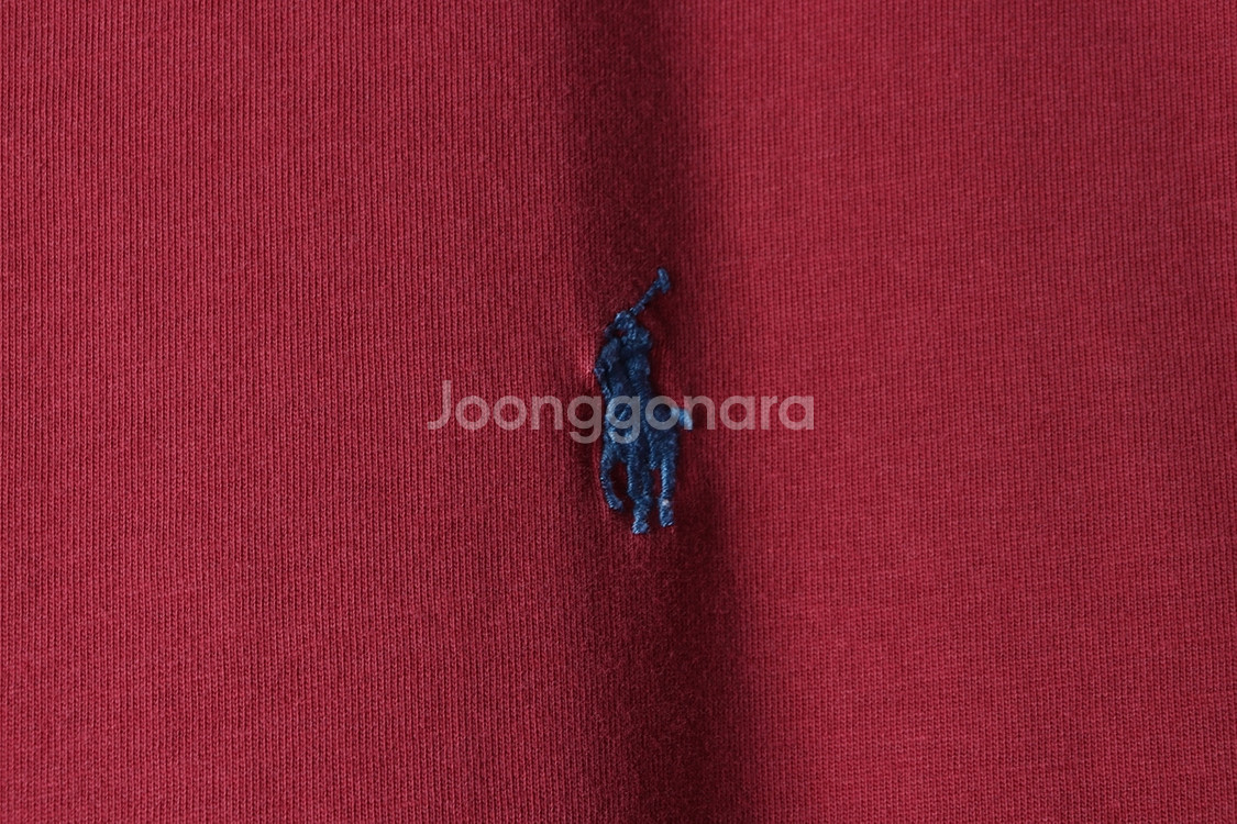 (M) 폴로 랄프로렌 반팔 티셔츠 부분오염 브이넥--4