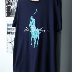 (L-XL) 폴로 랄프로렌 반팔 티셔츠 네이비 빅포니