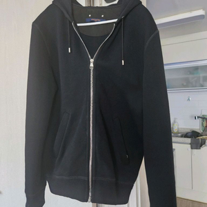 남자 루이비통 블랙 후드 집업