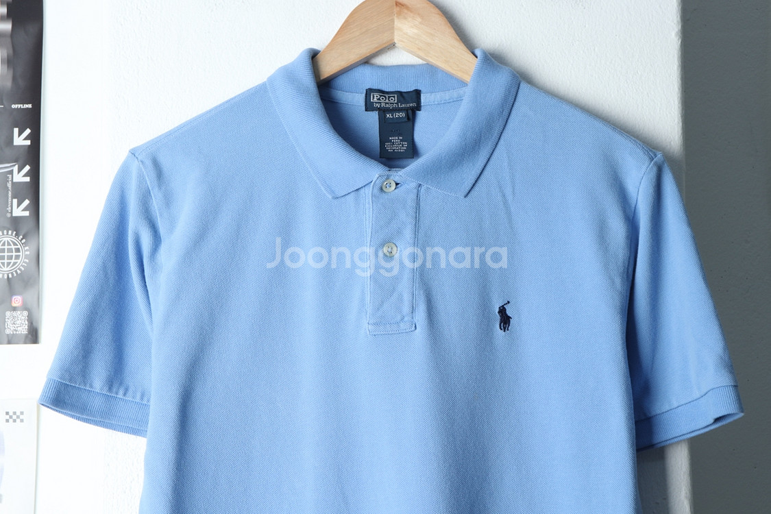 (L-XL) 폴로 랄프로렌 반팔 카라 티셔츠 작은오염--2
