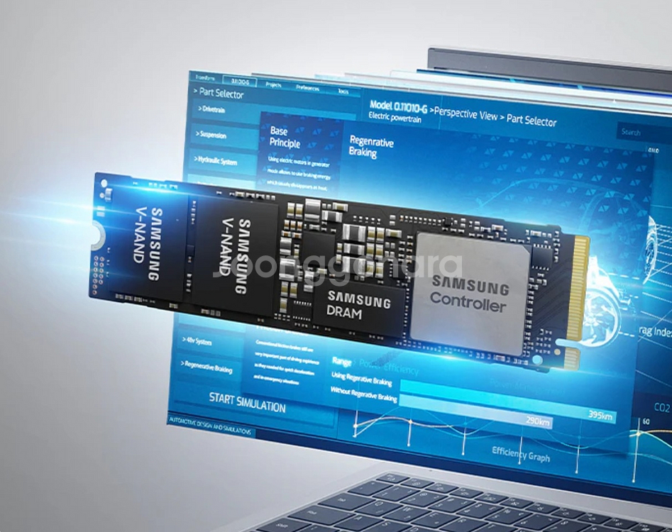 (미사용) 삼성 PM9A1 NVMe 512GB SSD--6