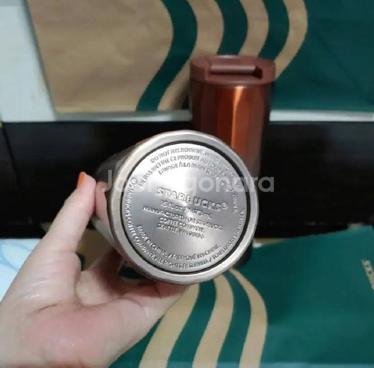 새상품)스타벅스SS 오텀 알래스카 브라운 텀블러 473--4