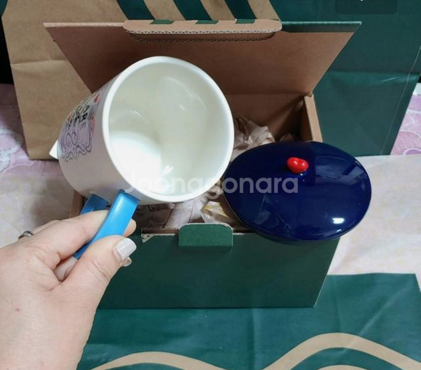 새상품S급)스타벅스 파리지앵 베레모 머그 296ml--4