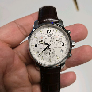 티쏘 Tissot prc200 t461 가죽밴드 손목