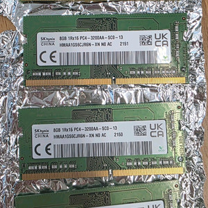 노트북용 ddr4 8GB PC4-3200AA 4개