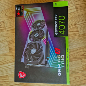 msi 4070 게이밍 x 트리오 12gb