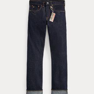 RRL 슬림 부츠컷 셀비지 데님 (32)