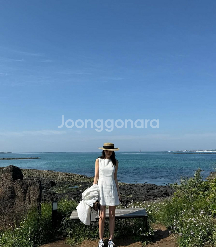 씨에씨원피스BOATNECK DENIM ONE-PIECE--3