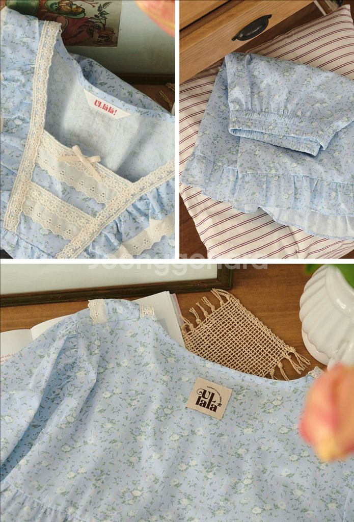 울랄라 파자마 플루트 여름잠옷--2