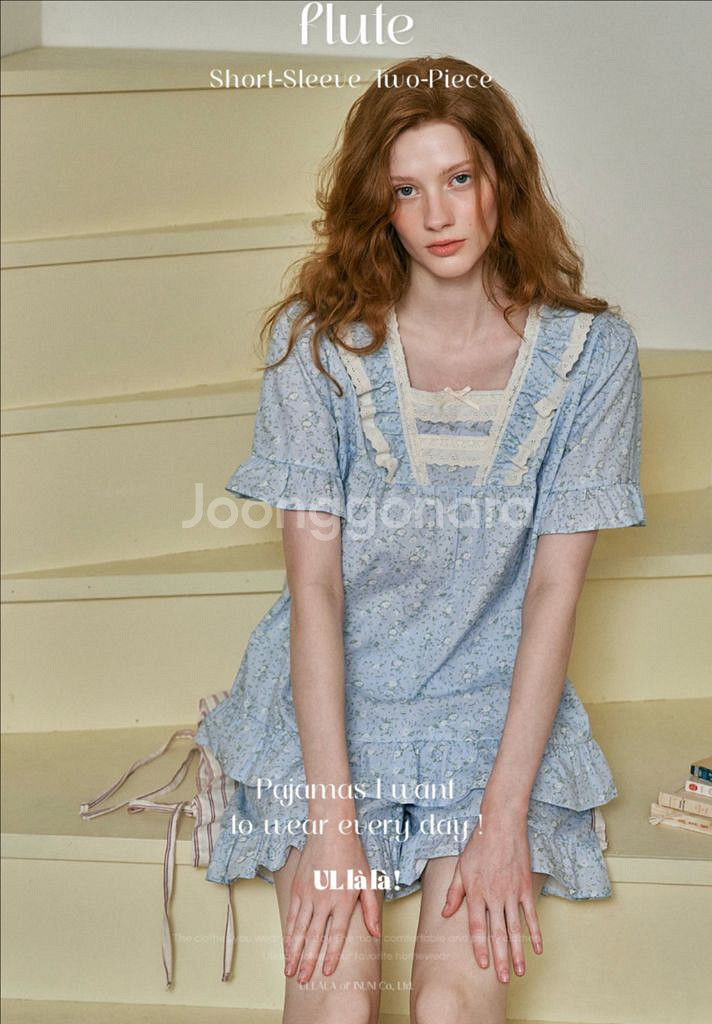 울랄라 파자마 플루트 여름잠옷--4