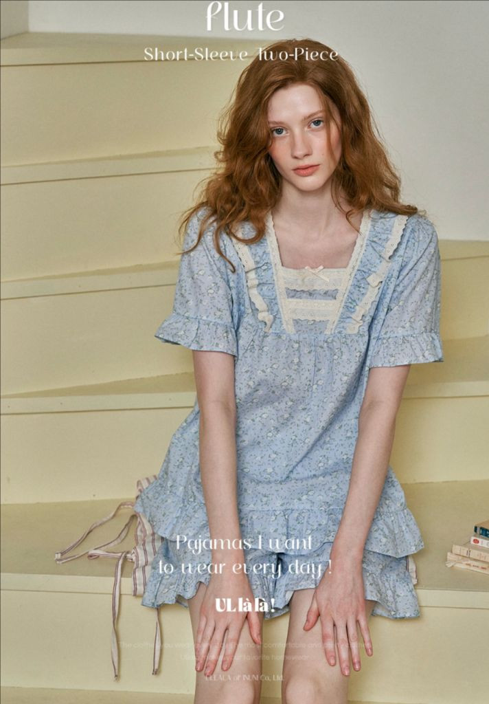 울랄라 파자마 플루트 여름잠옷--4