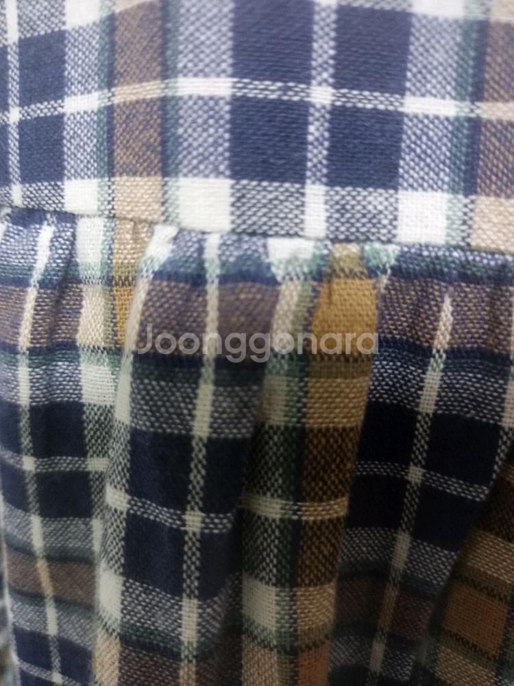 로미스토리 체크 카라 원피스 R1--3