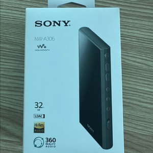 소니 nw-a306 블랙 32gb 미개봉 새제품