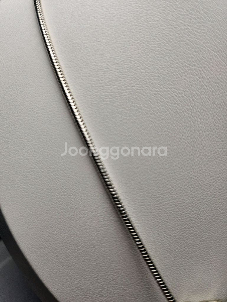 스레이크체인 은목걸이(42cm)+실버 링펜던트2종--3