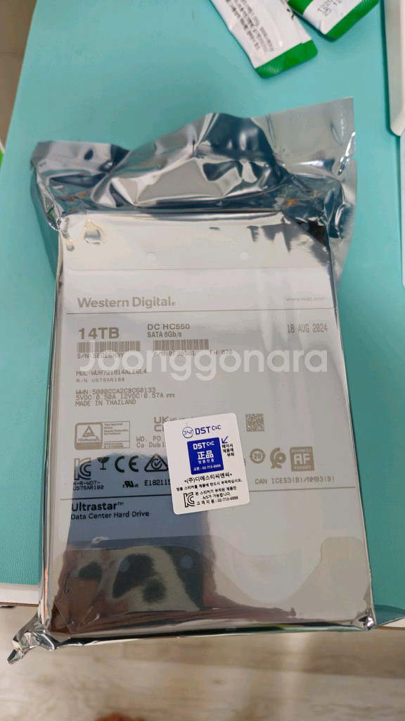 HC550 WD 3.5 HDD 14TB 미개봉--0