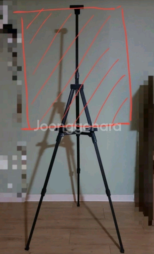 삼각이젤 보조 이젤/ 칠판 거치대/ 메뉴판 거치대--7