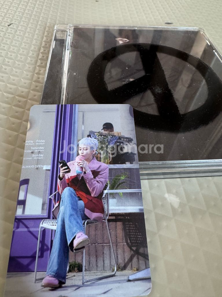 GD 2집 지드래곤 지디 싸인 포토카드--0