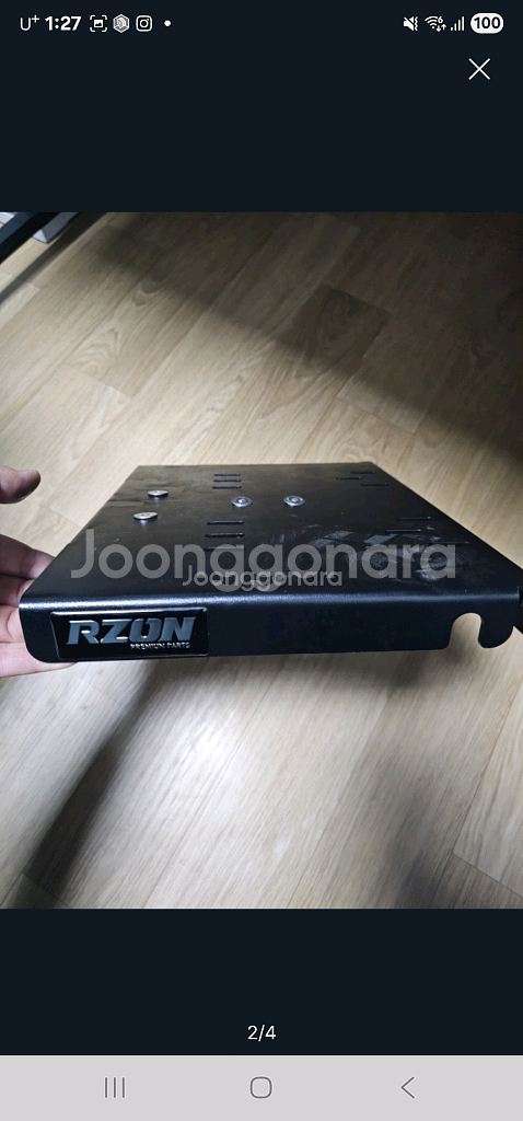 슈퍼커브 18-20년식 알존 확장짐대 탑박스 브라켓--3