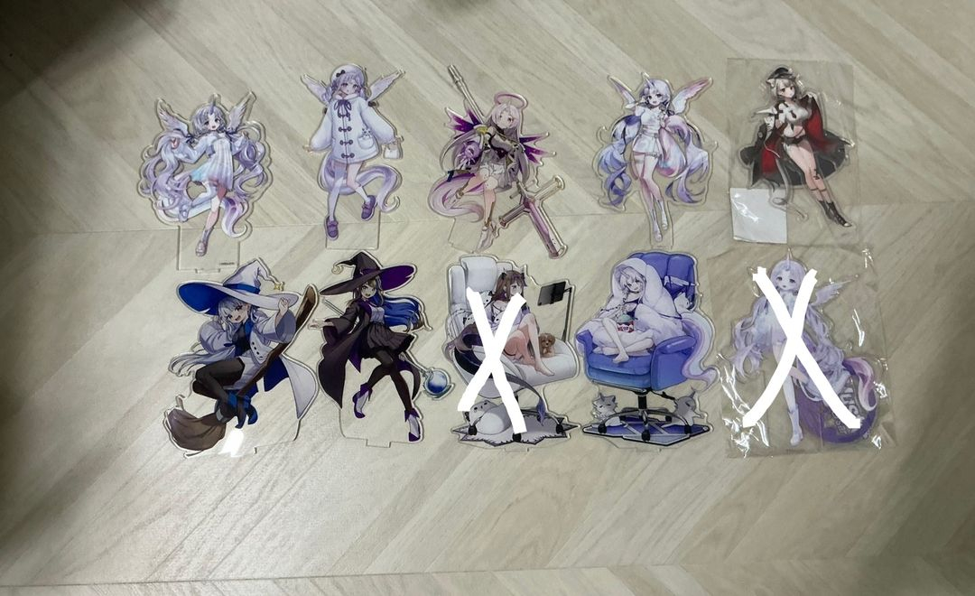 스텔라이브 굿즈(아이리 칸나, 아야츠노 유니) 이미지