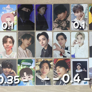 세븐틴 SVT 포카 일괄 대량 양도 판매