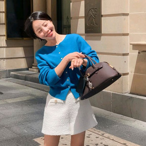 어라운드율 에떼 라운드 가디건(딥블루)