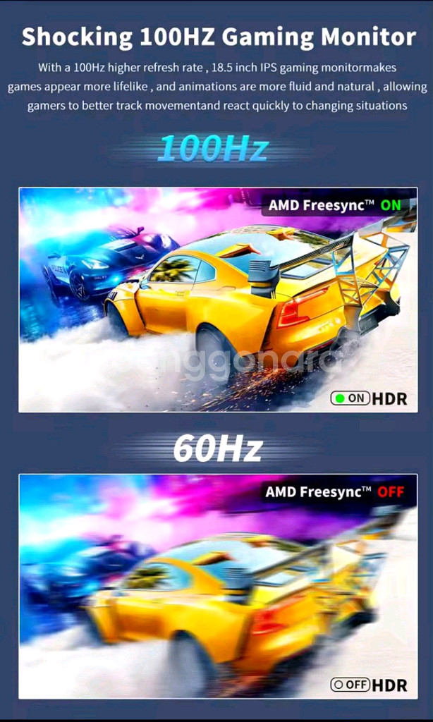 미개봉 18.5인치 HGFRTEE 휴대용 포터블 모니터--1