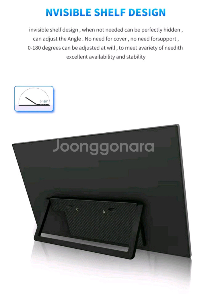 미개봉 18.5인치 HGFRTEE 휴대용 포터블 모니터--3