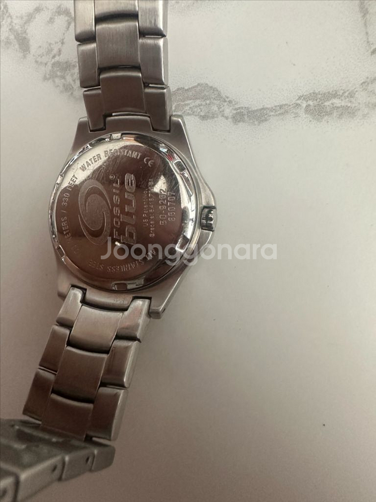 Fossil Blue 크로노그래프 올메탈시계판매합니다--6