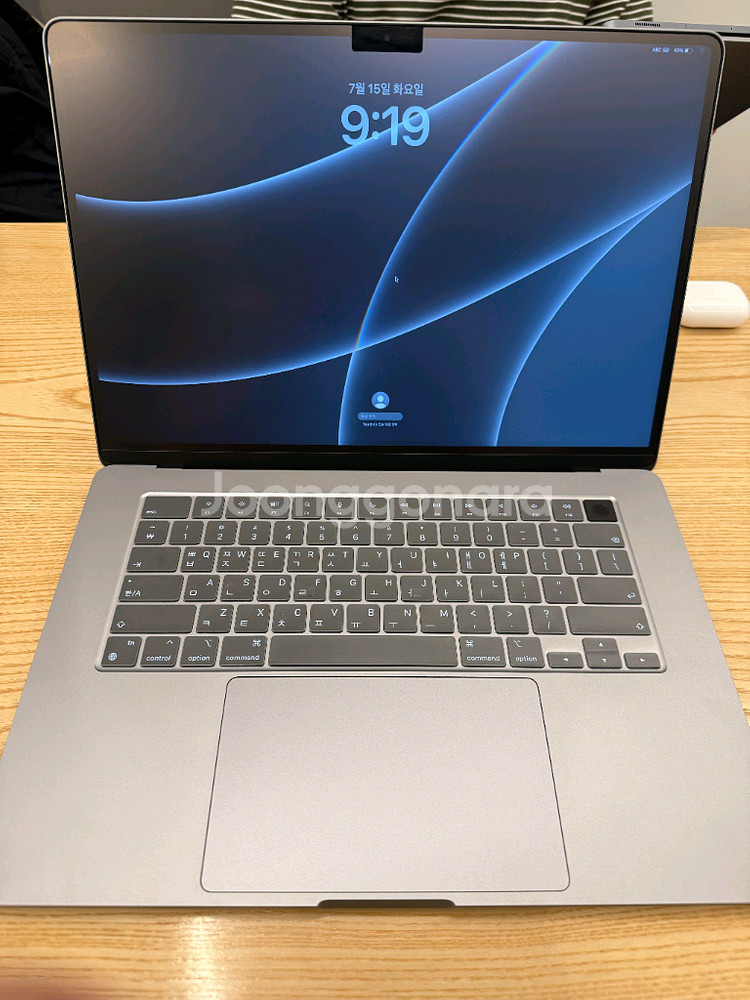 맥북에어 m2 15인치 8GB 256gb--1