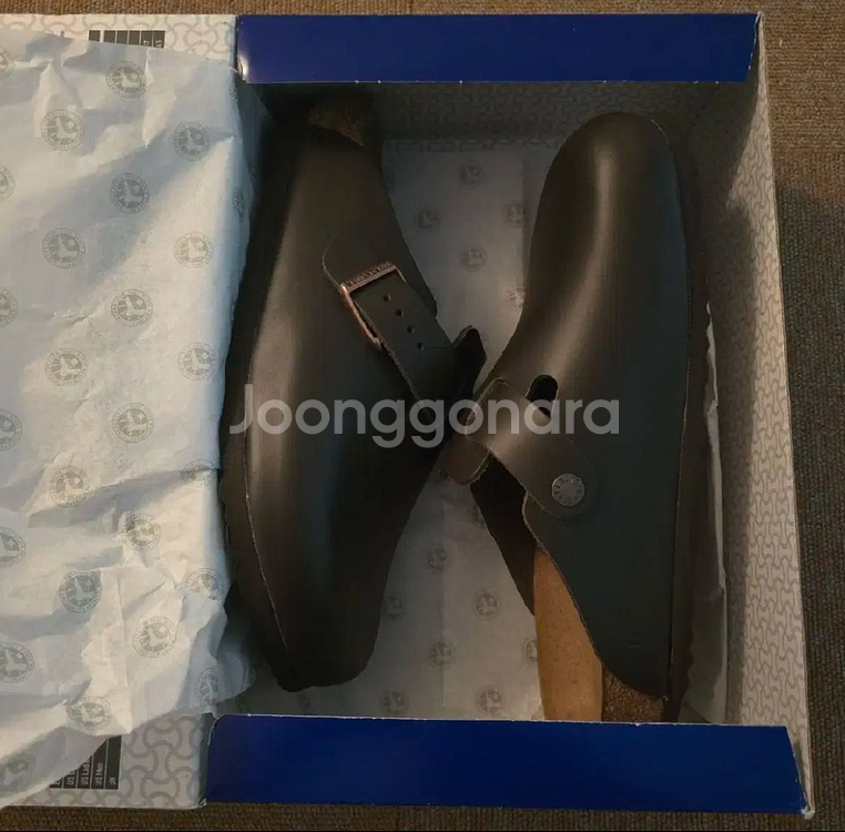 (새상품) 41 265 버켄스탁 보스턴 레더 다크 브라--1