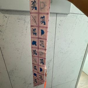 에르메스 핑크 방도 스카프