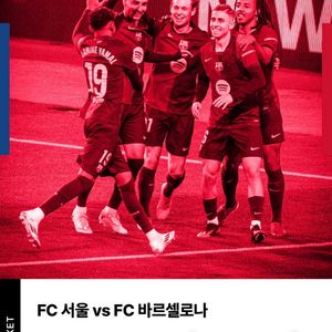8만 FC 서울 vs 바르셀로나 축구 티켓 2등석a